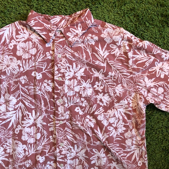 Pink Hawaiian Button Up - Picture 3 of 3
